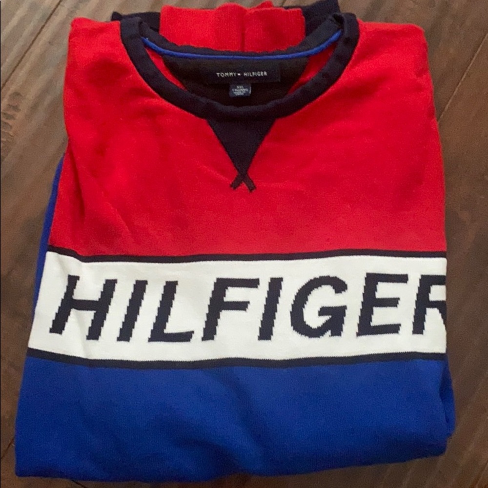 Tommy Hilfiger color block sweater